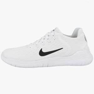 Nike Free Run, White Sneaker - Size 5. Worn once - Women’s Running Shoe.